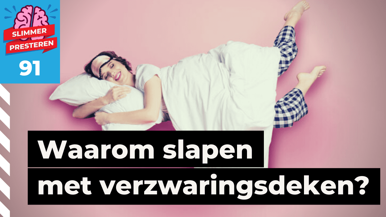 Verzwaringsdeken om beter te slapen