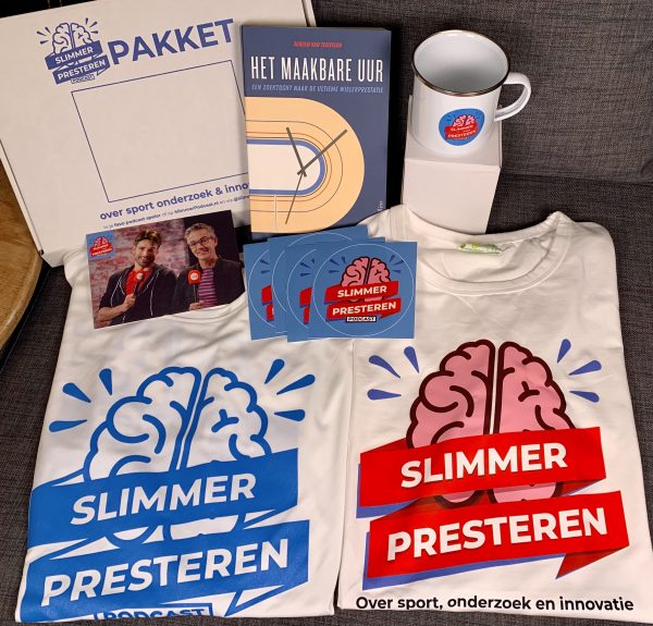 Slimmer Presteren Podcast Merchandise Pakket Groot